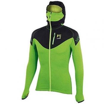 Karpos Herren Fleecejacke Performance‑K – Apple Green / Dark Grey