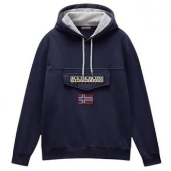 Napapijri Blue Marine Men's Sweatshirt 2XL