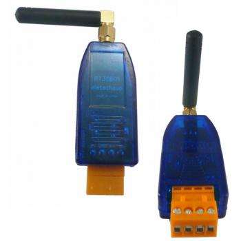 Transceptor Dual 433 MHz 20 dBm RS485 para Sistemas PTZ de Medidor Azul