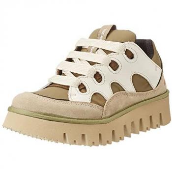 Zapatillas de piel Art 1180111QA003_039 beige, blanco