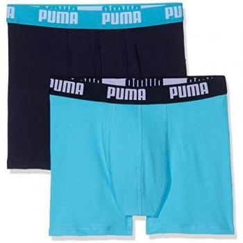 Puma Boxer para Niños, Pack de 2, Bañador Azul (Bright Blue 789), Talla 176