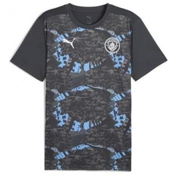City FC Cool Light Grey Training Top – PUMA Pre‑Game