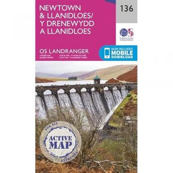 Ordnance Survey Map of Newtown & Llanidloes