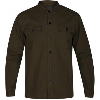 Hurley M Lt Dan Shacket Veste Homme Vert (Olive Canvas) L