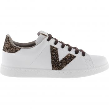 Funkelnde Sneakers aus Leder für Damen