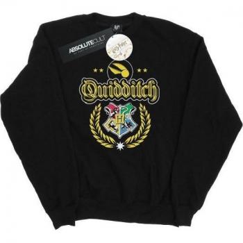 Tessuto Cotton Felpa con Crest Harry Potter Quidditch da Uomo