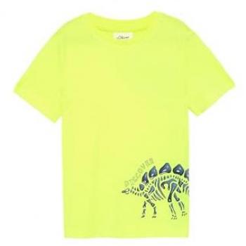 S.Oliver RED LABEL Short Sleeve Tee – Neon Gelb, Größe 92
