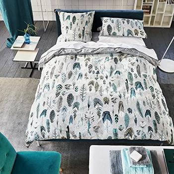 Percale Quill Gris Housse de Couette Designers Guild 260×240 cm