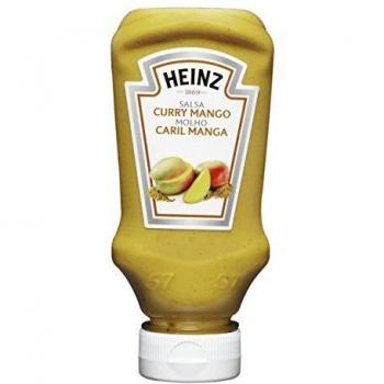 Salsa de Curry y Mango Heinz (Pack de 8)