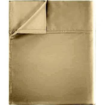 King Size Flat Sheet, 400 Thread Count, 100% Cotton, Soft & Superior Quality