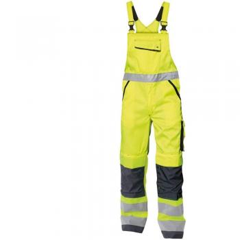 Warnschutz-Latzhose Malmedy mit Kniepolstertaschen von Dassy®