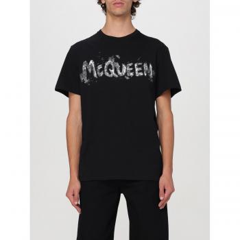 Alexander McQueen Signature Black Print Tee – Men L