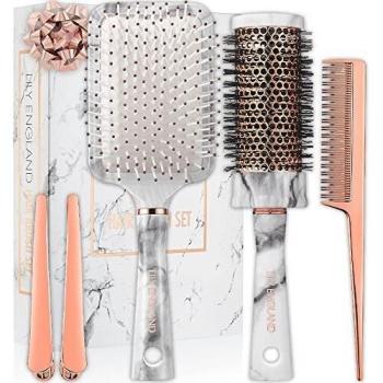 Paddle Brush and Round Blow Drying Hairbrush Set