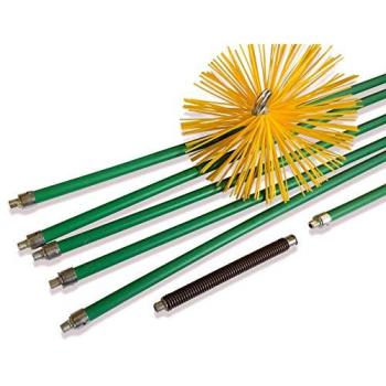 Kit de Ramonage Pro avec Hérisson Synthétique 8 m