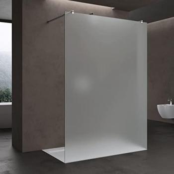 Walk‑In Dusche Doporro® 140x200 cm – Doppel‑Stabilisator, Einscheiben-Echtglas 10 mm