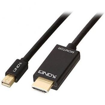 LINDY 1m Mini DisplayPort to HDMI 10.2G Cable