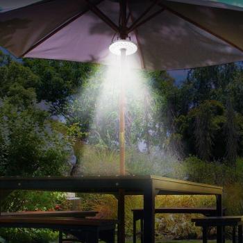 Luz de Patio LED Portátil para Senderismo y Barbacoa