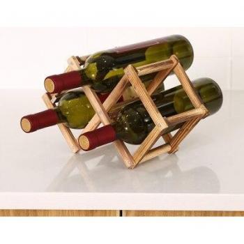 Rangement à vin en bois rétro