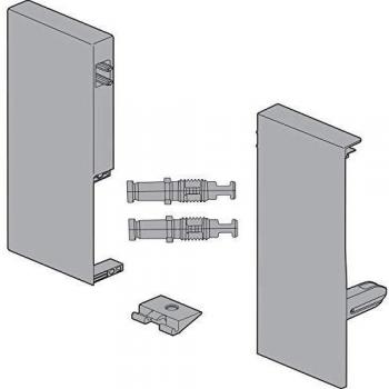 BLUM Fronthalter für TANDEMBOX Antaro, Höhe C, grau RAL9006