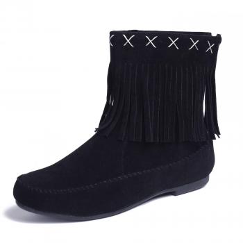 Stivali Eleganti AgeeMi Frange Tirate a Mano Comfort