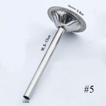XMT-HOME Sausage Stuffer Funnel for Muslim Casings 1.6cm