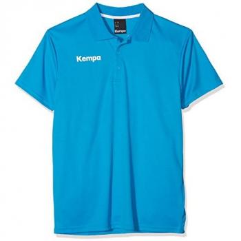 Kempa Polyester Poloshirt Kinder Hellblau Größe 152