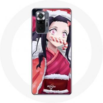 Redmi Note 10 Pro Weihnachts-Case mit Kamado Nezuko (Demon Slayer)