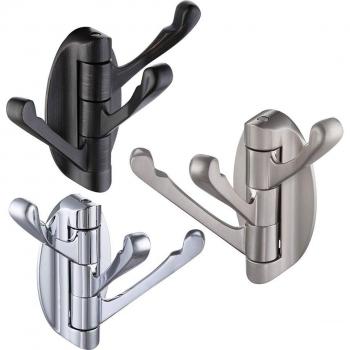 Multi-Arm Heavy-Duty Towel/Clothes Hanger with Swivel Hook