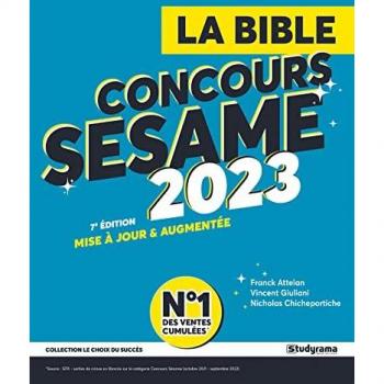 Franck Attelan La Bible Concours Sesame 2023
