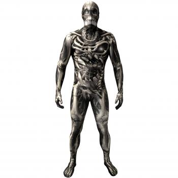 Morphsuit de Squelette et Crâne – Décorations d’Halloween en Taille Large