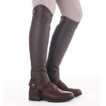 Calf Leather Riding Half Chaps