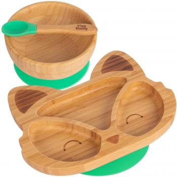 Grey Flynn The Fox Bamboo Feeding Set