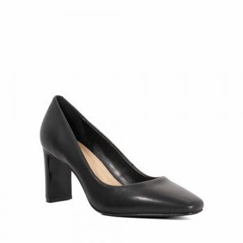 Dune London Arriving Leather Court Shoes – Black