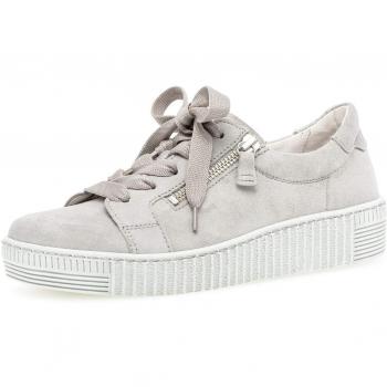 Gabor Damen Sportschuh 23.334.19 – Grau, Low‑Top, Plateausohle, 37,5 EU / 4,5 UK