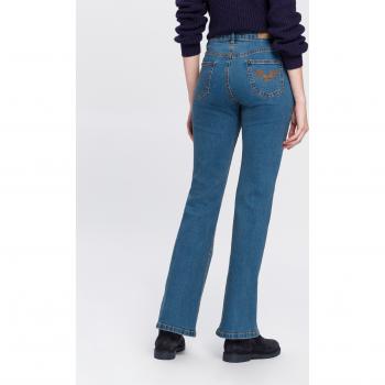 Comfort‑Fit Boots‑Cut Jeans von Arizona – Damen, Blau Stone, N-Größe 36