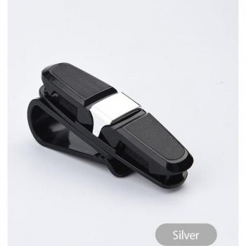 Auto Fastener Sunglasses Holder with Ticket Card