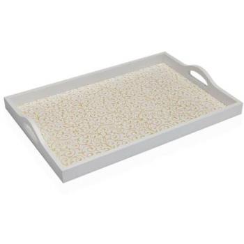 Versatile Serpentine Colorful MDF Dish – 46.5 × 31.5 × 6.5 cm