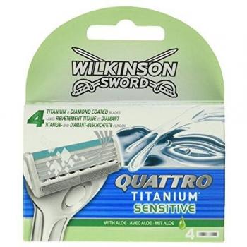 Wilkinson Quattro Titanium Sensitive Razor Head Replacements
