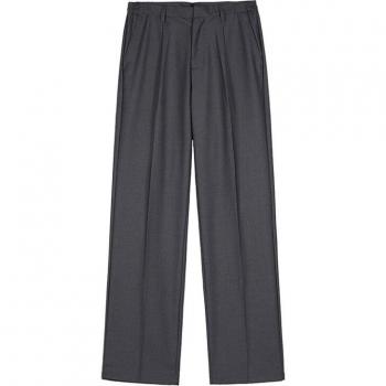 Hombre Pantalón Ancho Coreano Color Sólido Primavera 2022
