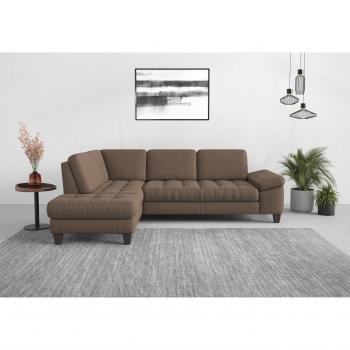 Sit&more Ecksofa »Westham«, L-Form, Ottomane, Bettkasten und Verstellmechanismus