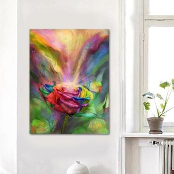 Gorgeous Floral Diamond Mosaic Art 20X30CM