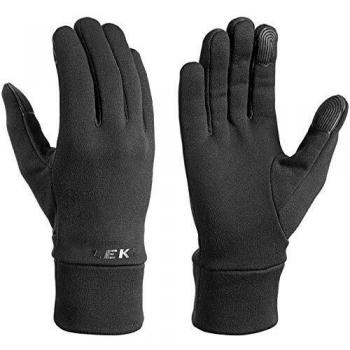 Leki Black Alpino Inner Touch Gloves for Men Size 10