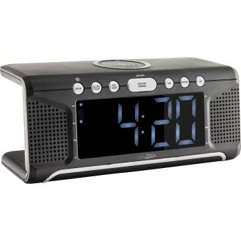 Caliber Radio réveil HCG008Q avec FM et bloc de chargement Qi