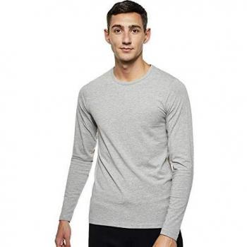 Jack & Jones Camiseta Básica de Manga Larga Gris Claro