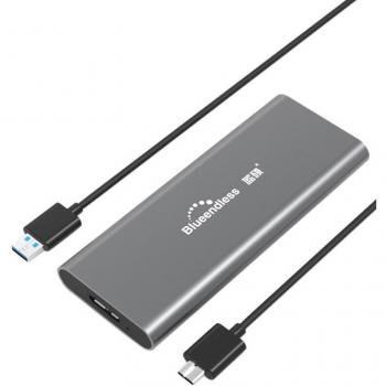 Blueendless M.2 NGFF SATA to USB 3.0 Adapter Enclosure (2242/2260/2280mm)