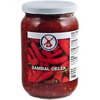2er-Pack Sambal Oelek SCHARF Chili Paste [2x 750g]