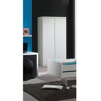 Vipack 2-türiger Kleiderschrank Lara in Weiß