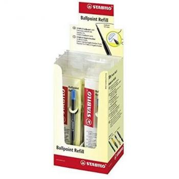 STABILO Ballpoint Refill Box of 10 Blue