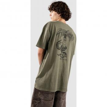 RVCA Pommier Palms Shirt oliv L