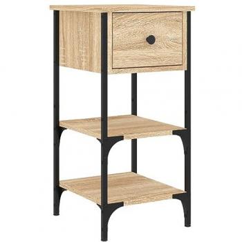 Mesa de Apoio VidaXL Carvalho Sonoma 34x36x70 cm
